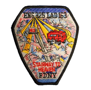 Fire Department Patches: FDNY – Engine 325, Ladder 163 “Stairway to Heaven”