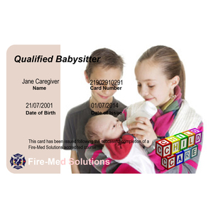 Course Cards ID Cards: Replacement Babysitters Card