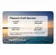 Replacement Pleasure Craft Operator Card