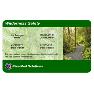 Course Cards ID Cards: Replacement Wilderness Safety Card