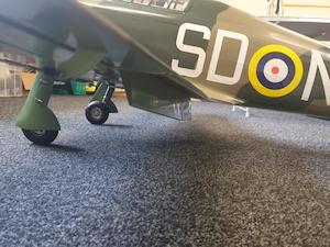 Built Aircraft: Blackhorse 87" Hurricane w/Saito FG-40