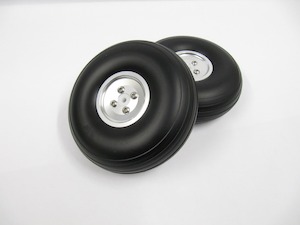 Wheels Retracts: Planet Hobby 4.50" Alloy Hub Wheels (2pce)