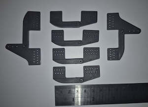 Large Scale Heavy Duty Flap Hinges 55mm (6pce)