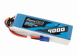 Batteries Chargers 1: Gens Ace 6s 4000mAh 45c - EC5 Connector