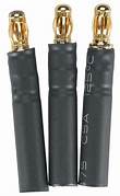 ElectriFly Gold Plated Adaptor Bullets - 3 x 4mm Male/3.5mm Female
