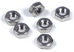 Screws Bolts Nuts: Robbe Hex Screw M3 Nut (30pce)