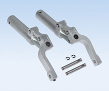 Retracts Accessories: Phoenix Oleo Struts (for Phoenix Hawk & Hangar 9 MB339) Including Wheels/Brakes (2pce)