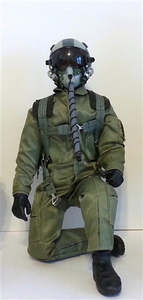 Pilots Lighting Scale: Warbird Pilots 15" Jet Pilot (~1/4 Scale)