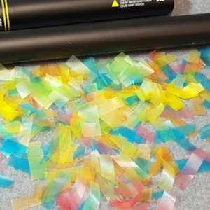 Products: Biodegradable Rainbow Confetti Cannon - Easy Clean - 80cm