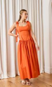 Daisy Chain Dress (Orange)