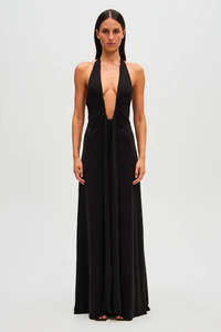 Jennifer Cupro Maxi (Black)