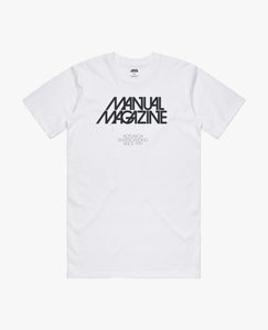 Products: Manual, Aotearoa Avant Garde Logo, Classic T-shirt — White