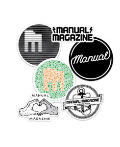 Products: Manual Magazine Sticker Pack — 6 Pieces