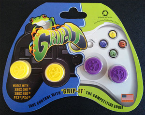 Grip-iT Analog Stick Covers Yellow/Purple (X360 / PS3 / Xbox One / PS4)