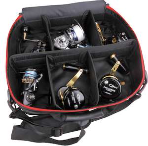 Products: Catch 6 Compartment Reel Bag - Fish 4 Tucker