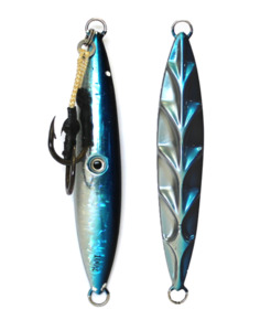 Products: OCEAN ASSASSIN FISHBONE FLUTTER JIG 100g – Fish Biz NZ