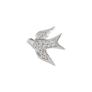 Dove Hope Silver Cz
