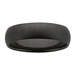 Black Zirconium Band Brushed