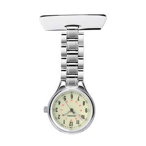 Ladies Watches: Silver Nurse Pocket Watch