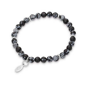 Multi Coloured Agate Bead Bracelet