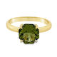 9ct Yellow Gold Octagonal Cut Peridot Ring