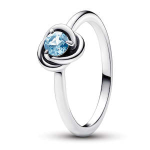 Fashion Rings: March Birthstone Ring- size 58