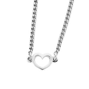 Karen Walker: Karen Walker Sterling Silver Heart Pendant