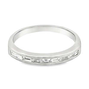 Platinum Baguette Diamond Eternity Ring