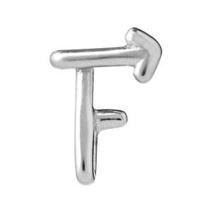 Karen Walker "F" Single Stud Earring