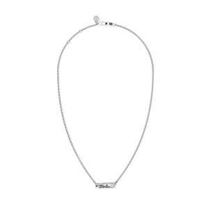 Stolen Girlfriends Club: Scripted Pin Necklace