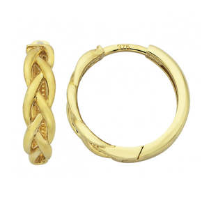 Earrings: 9ct Yellow Gold Celtic Earrings
