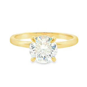 Chloë - 18ct Yellow Gold Lab Grown Diamond Solitaire Ring Four Claw 1.67ct