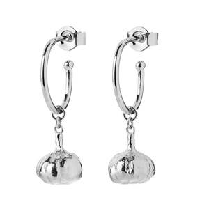 Karen Walker: Karen Walker Garlic Earrings - Sterling Silver