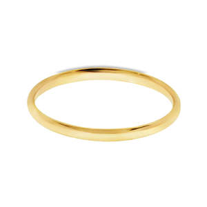 Wedding Rings For Her: 18ct Yellow Gold Wedder 2mm Half Round Profile