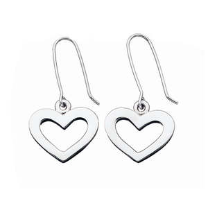Karen Walker: Karen Walker Heart Earrings