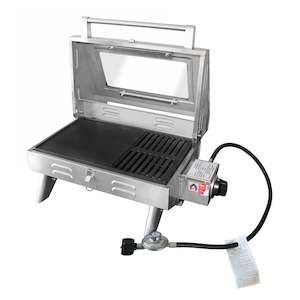BBQs: Kiwi Sizzler Window 316 S/S BBQ With Flame Failure Device