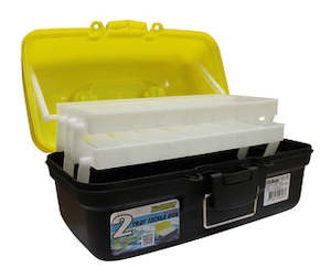 Tackle Boxes & Bags: Pro Hunter Two Tray Tackle Box - Yellow