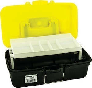 Tackle Boxes & Bags: Pro Hunter One Tray Tackle Box - Yellow