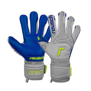 Goalkeeper Gloves: Reusch Attrakt Freegel Gold Finger Support - Size 10