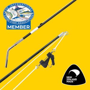 Kilwell 1pce Outriggers with Drop-In bent base - Fishing Direct