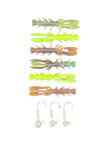 Micro Baits: Glowbite Mighty Micro Bait - Mantis Shrimp Sampler Pack