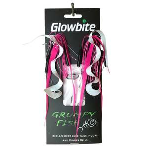 Replacement tails with dinner bells and hook set – Pink