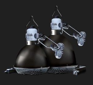 Reptile: Arcadia Ceramic Reflector 140mm (Graphite)