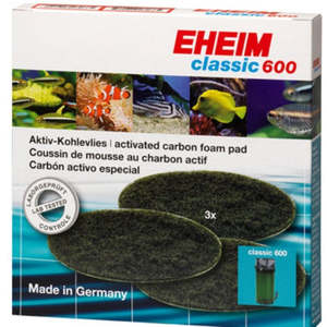 Eheim: Eheim Classic 600 Filter Pad (Carbon)