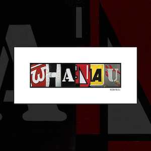 "Whanau" print by Weston Frizzell