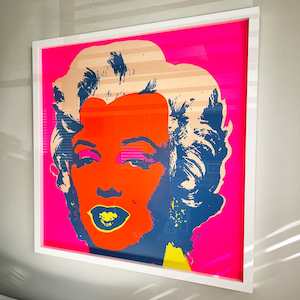 Marketplace: "Hot Pink Marilyn" framed art print by Andy Warhol