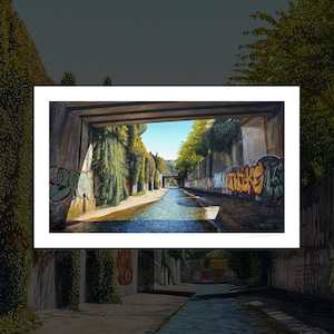 'Water of Leith' signed art print by Sam Foley