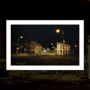 “Intersection, Port Chalmers” signed art print by Sam Foley