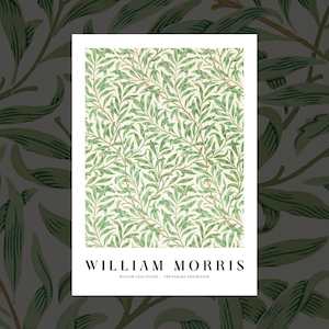 'Willow Leaf Study' art print by William Morris