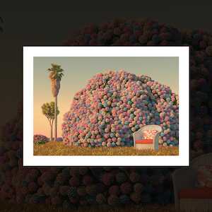 Simon Stockley Art Prints: "The World’s Biggest Hydrangea Bush" art print by Simon Stockley